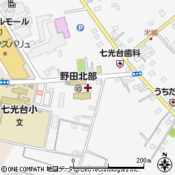 野田北部幼稚園周辺の地図