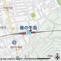 埼玉県春日部市牛島1572周辺の地図