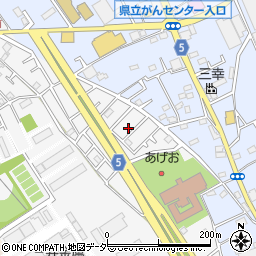 埼玉県上尾市原市1425周辺の地図