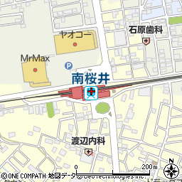 埼玉県春日部市周辺の地図