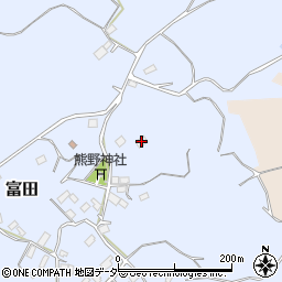 茨城県行方市富田1463周辺の地図