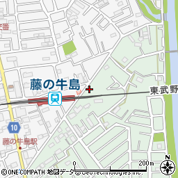 埼玉県春日部市藤塚1906周辺の地図