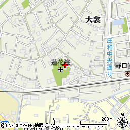 埼玉県春日部市大衾629周辺の地図