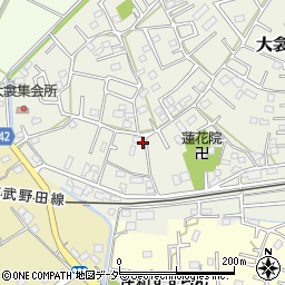 埼玉県春日部市大衾72周辺の地図
