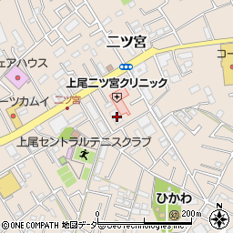 埼玉県上尾市二ツ宮916周辺の地図