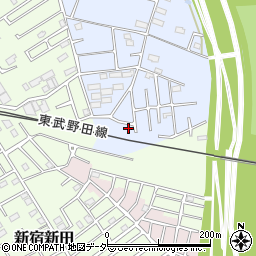埼玉県春日部市西金野井1587周辺の地図
