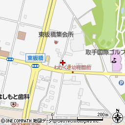 茨城県つくばみらい市板橋2434周辺の地図