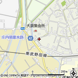 埼玉県春日部市大衾87周辺の地図