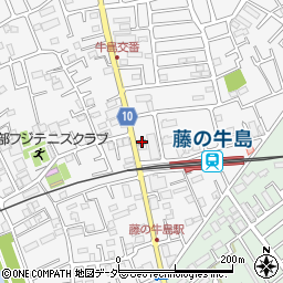 埼玉県春日部市牛島1544周辺の地図