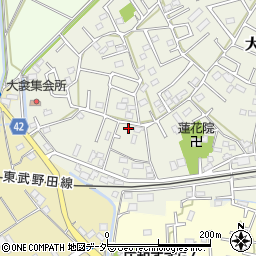 埼玉県春日部市大衾73周辺の地図