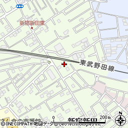 埼玉県春日部市新宿新田265周辺の地図