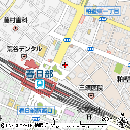 埼玉県春日部市粕壁1丁目1周辺の地図