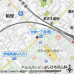 埼玉県春日部市粕壁6639周辺の地図