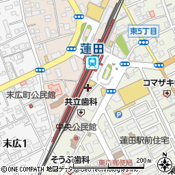 ｖｉｖｉｄＱＵＡＴＴＲＯ　蓮田店周辺の地図