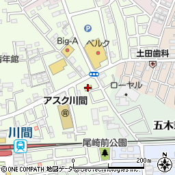 セブンイレブン野田尾崎店周辺の地図