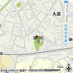 埼玉県春日部市大衾58周辺の地図