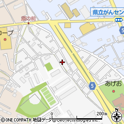 埼玉県上尾市原市1419-4周辺の地図