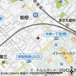 埼玉県春日部市粕壁6654-9周辺の地図