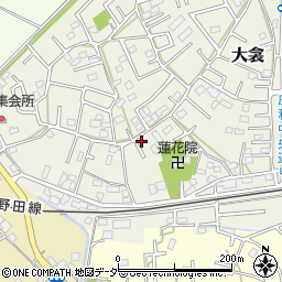 埼玉県春日部市大衾61周辺の地図