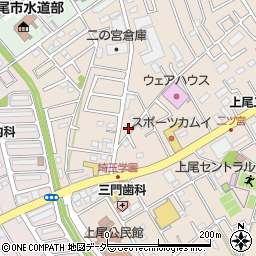 埼玉県上尾市二ツ宮1068周辺の地図