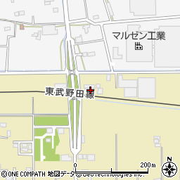 埼玉県春日部市永沼601周辺の地図