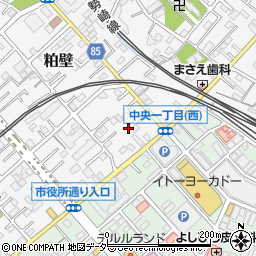 埼玉県春日部市粕壁6635周辺の地図