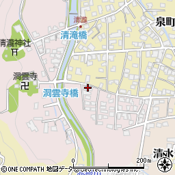 福井県大野市清瀧120-10周辺の地図