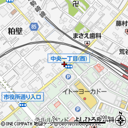 埼玉県春日部市粕壁6639-1周辺の地図