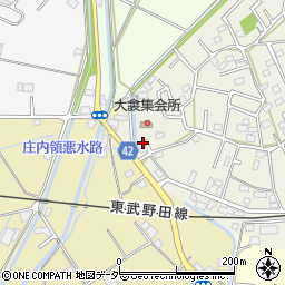 埼玉県春日部市大衾2周辺の地図