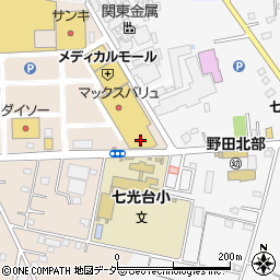 ＴＳＵＴＡＹＡ七光台店周辺の地図