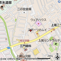 埼玉県上尾市二ツ宮1041周辺の地図