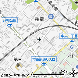 埼玉県春日部市粕壁6701-3周辺の地図