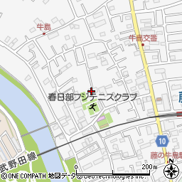 埼玉県春日部市牛島139周辺の地図