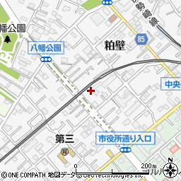 埼玉県春日部市粕壁6726-5周辺の地図