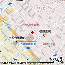 デイパーク上尾本町第１駐車場周辺の地図