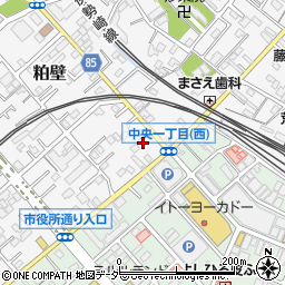 埼玉県春日部市粕壁6637-5周辺の地図