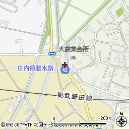 埼玉県春日部市大衾1周辺の地図