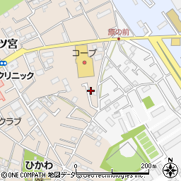 埼玉県上尾市二ツ宮922周辺の地図