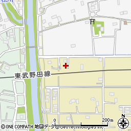 埼玉県春日部市永沼412周辺の地図