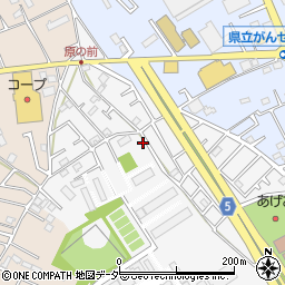 埼玉県上尾市原市1380-13周辺の地図