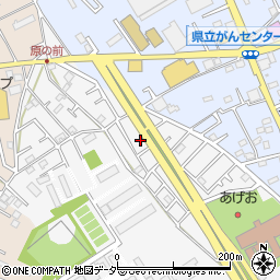 埼玉県上尾市原市1424-5周辺の地図