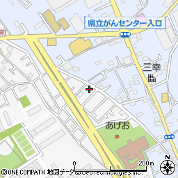 埼玉県上尾市原市1425-32周辺の地図