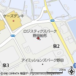 ロジスティクスパーク野田船形周辺の地図
