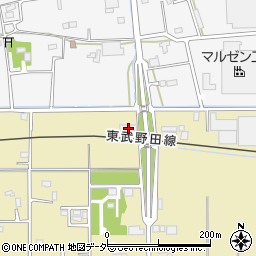 埼玉県春日部市永沼597周辺の地図