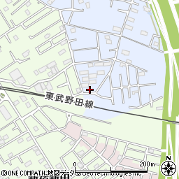 埼玉県春日部市西金野井1689周辺の地図