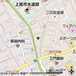 埼玉県上尾市二ツ宮1134周辺の地図