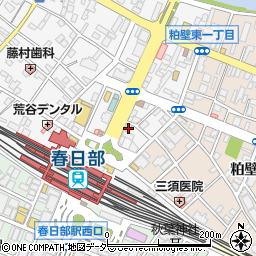 埼玉県春日部市粕壁1丁目1-4周辺の地図