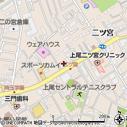 カースタレンタカー上尾東店周辺の地図