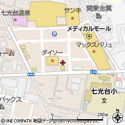千葉県野田市七光台4周辺の地図