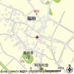 茨城県稲敷郡阿見町福田948周辺の地図